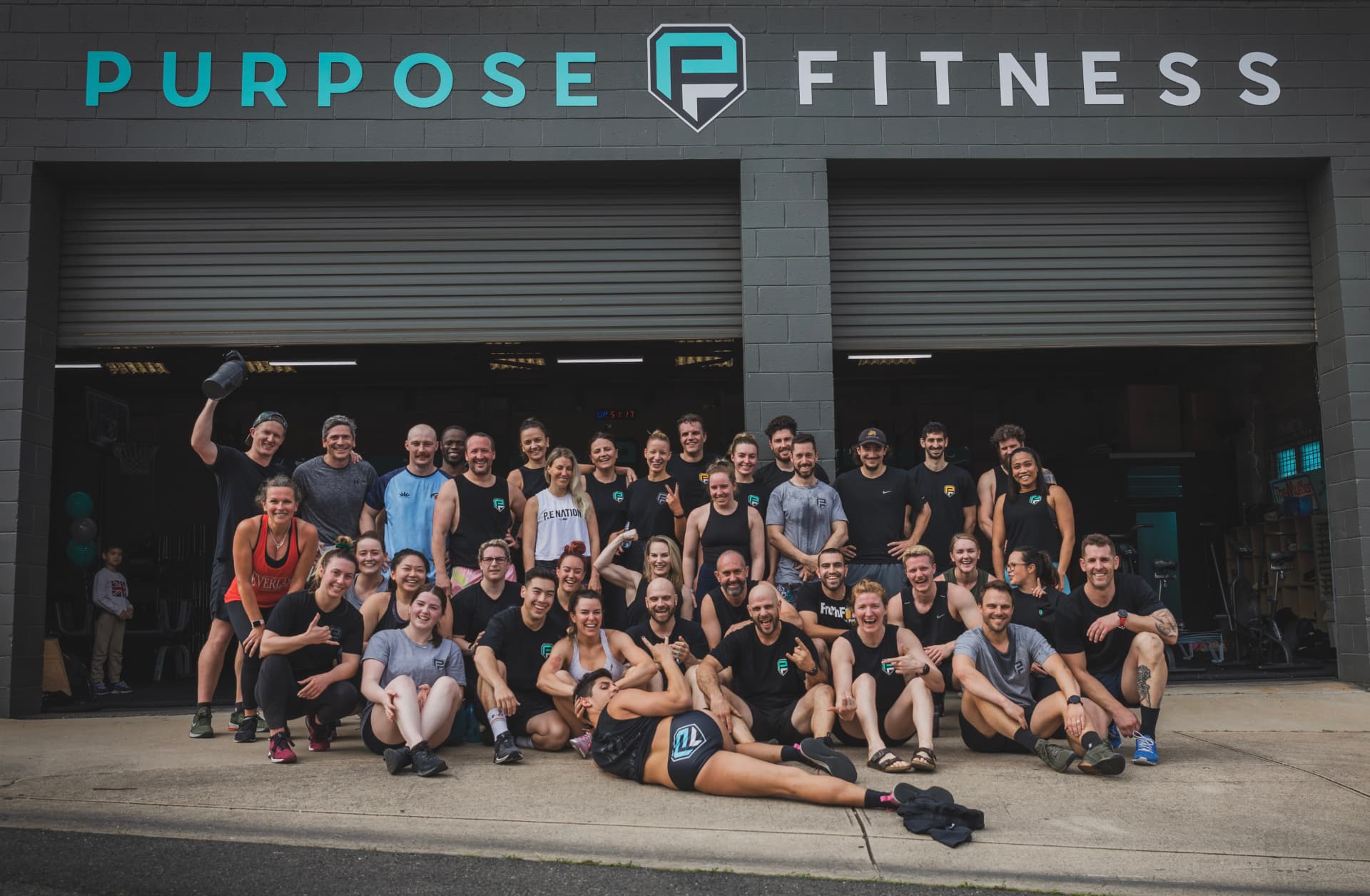 The Purpose Fitness Adelaide team together outside the gym